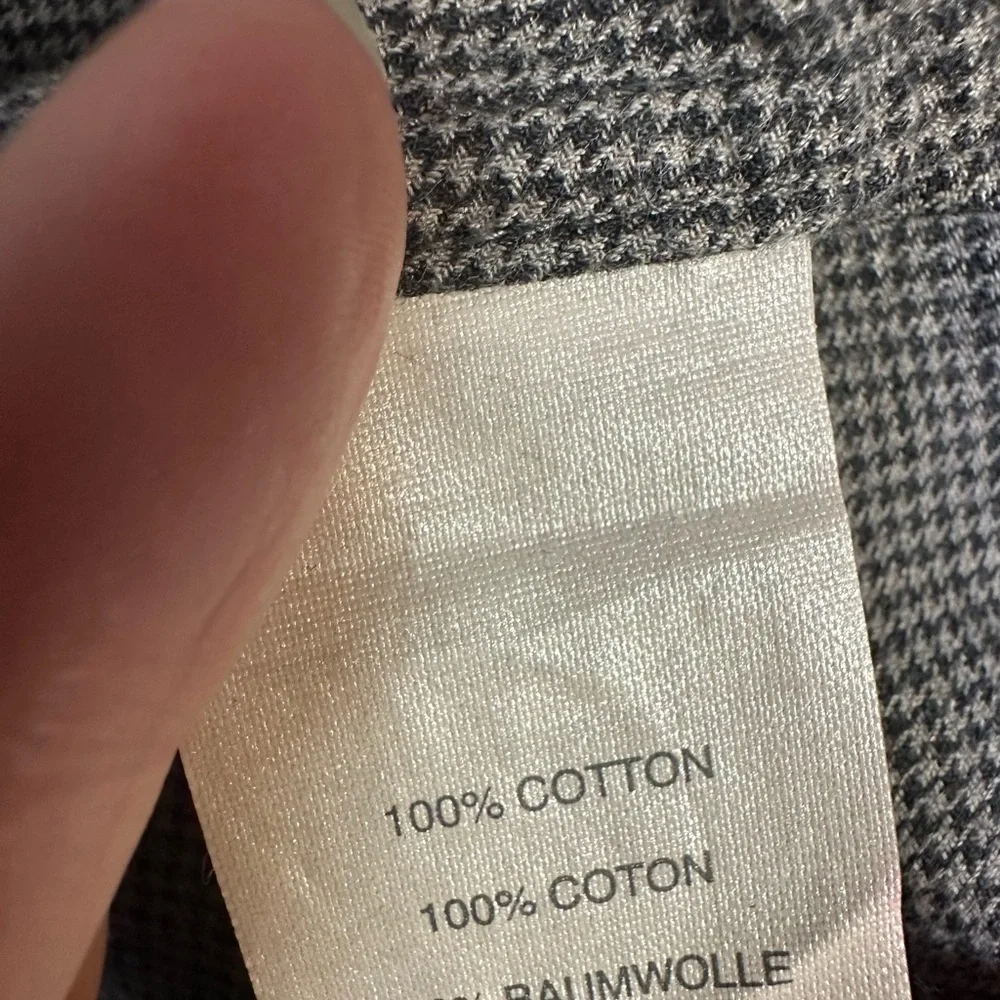J.Crew Men’s‎ 100% Cotton Gray Button-Up Shirt Slim Fit XL